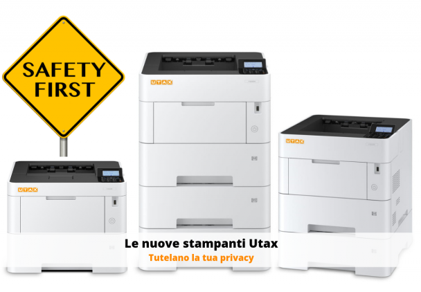 Le nuove stampanti utax che tutelano la tua privacy